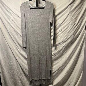 Pure +Good Chic Long Sleeve gray Dress (BIN3)